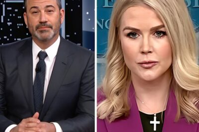 LIVE TV SHOCKER! Jimmy Kimmel hurled a smug dig at Karoline Leavitt—and got scorched in real time. One razor-sharp comeback from Leavitt froze the studio, wiped the grin off Kimmel’s face, and sent the crowd into uproar. The clip is detonating across social feeds right now. What savage line left Kimmel speechless? Hit play to watch the mic-drop moment everyone’s buzzing about!
