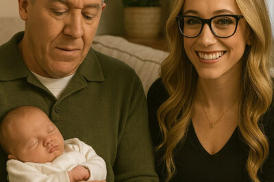 Greg Gutfeld makes surprise visit to Kat Timpf after giving birth and recovering from surgery. Fox News host holds baby, reveals Kat Timpf’s condition and sets return date