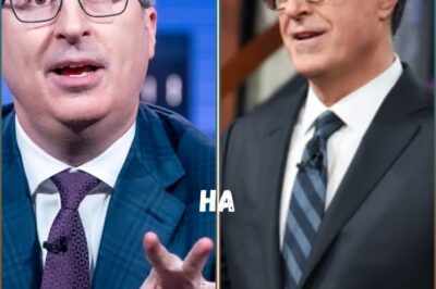 John Oliver SLAMMED CBS for the surprise decision to cancel The Late Show with Stephen Colbert: “This is terrible news for comedy.”
