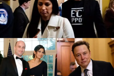 Stephen Miller Faces Political Firestorm as Leaked Images Reveal His Wife’s Alleged Secret Bond with Elon Musk — And It Goes Far Beyond Crypto