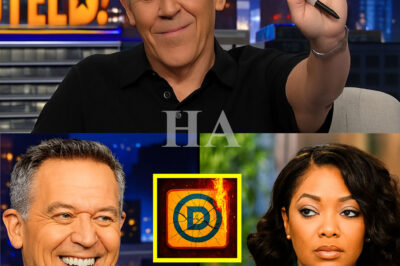 Greg Gutfeld Destroys Jasmine Crockett on Live TV — And Her On-Air Meltdown Becomes the Funniest Late-Night Moment of the Year