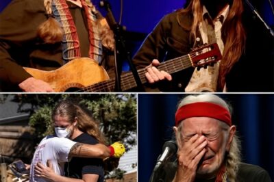 Willie Nelson was supposed to be resting. His July 1st concert was canceled, and many thought it might be his last. But just days later, the 92-year-old walked back on stage not for the spotlight, but for something bigger. “This is for Texas,” he said, voice shaky but full of heart. “For the flood victims. I have to do something… even if my voice cracks, even if these old bones give out.” With his son Lukas by his side, Willie sang. No lights, no big band just a father, a son, and a promise. The duet was more than a song. It was love, prayer, and courage rolled into one. By the final note, the crowd was already on its feet. They clapped. They cheered. They cried. For eight minutes straight, the love poured in. Willie cried too. As the stage faded to black, thousands chanted: “Forever Willie.” And that night, he gave us more than music he gave us his heart..