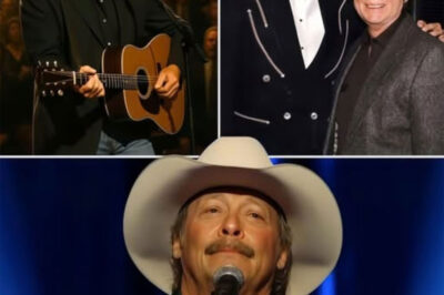 In a powerful act of defiance, Alan Jackson halted his 1999 CMA performance to honor the legendary George Jones. After the CMAs cut Jones’s tribute performance short, Jackson instructed his band to stop playing his scheduled hit. He then launched into an a cappella rendition of Jones’s classic song, “Choices,” a silent rebuke that spoke volumes and became a historic moment in country music history.