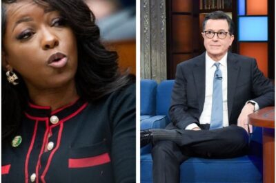 BIG BANG: Stephen Colbert just dropped a late-night bomb CBS never saw coming – A daring move, breaking the scripted mold of late-night TV, leaving the network scrambling! AND OF COURSE, THE PARTNER AT HIS SIDE IS NONE OTHER THAN JASMINE CROCKETT – Together they’ve ignited a late-night revolution. What does this mean?
