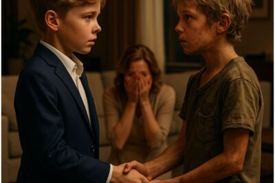 THE RICH BOY TURNS PALE WHEN HE SEES A BEGGAR IDENTICAL TO HIM — HE NEVER IMAGINED HE HAD A BROTHER!