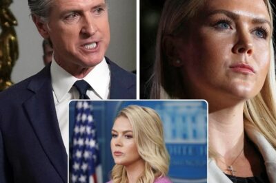 ‘SHE DIDN’T EVEN MAKE IT TO THE END’ — Gavin Newsom’s 12-Word Sentence on Live TV Sends Karoline Leavitt Vanishing Mid-Broadcast