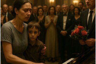 He ordered her to play for the guests to make fun of her… But when her fingers touched the keys, the whole hall fell silent.