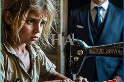 WHEN COLLECTING RENT, THE MILLIONAIRE WAS SHOCKED TO SEE A LITTLE GIRL SEWING, EXHAUSTED, JUST TO…