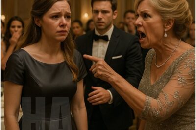 The mother-in-law’s voice sliced through the elegant reception hall, trembling with indignation.