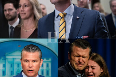 The entire stadium in Minneapolis fell silent as Pete Hegseth set aside his speech notes mid-event, his eyes locking onto a weathered sign held high in the front row