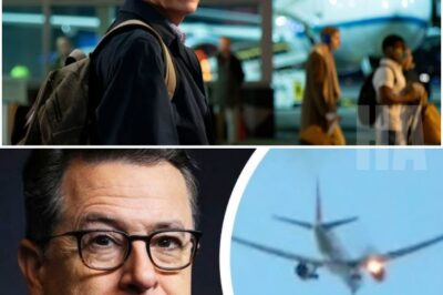 Stephen Colbert faced a brazen passenger on a flight — and his deadpan clapback left the first-class cabin in frozen shock.