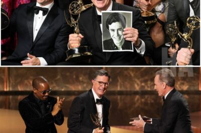 Stephen Colbert Gets Huge Emmys Standing Ovation, Crowd Chants ‘Stephen!’ After CBS Cancels ‘Late Show’