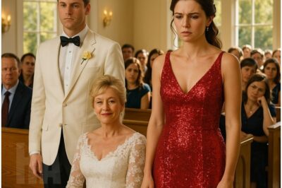 My future mother-in-law said I couldn’t wear white to my wedding because I’d had a child before marriage. She returned my beautiful ivory gown and forced me to wear a tacky red one. I didn’t argue. Instead, I just smiled and agreed, but I had a plan. At the altar, when I stripped off that red dress in front of everyone, and all of my guests rose to their feet,