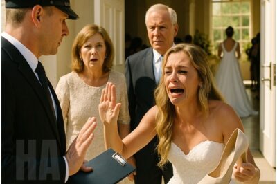 My parents demanded my sister walk down the aisle first at my wedding, wearing a white dress. I smiled and agreed to everything. But on the wedding day, when my sister arrived in her designer gown, security wouldn’t let her in. My father screamed that they had paid for everything, until my fiancé just smiled and said one sentence that left my entire family speechless.