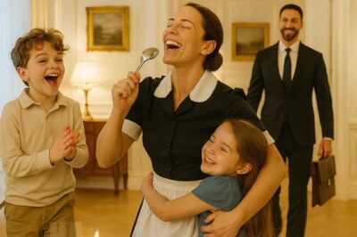 Millionaire Arrived Home Early — What He Saw His Housekeeper Doing to His Kids Made Him Cry… The day started like any other for Adrian Cole, a millionaire known for his real estate investment empire and luxury developments