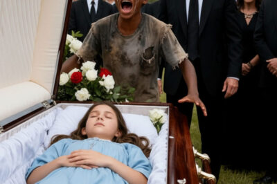 Homeless Boy Ran Into the Funeral and Screamed, “Stop! Don’t Close It! She’s Still Alive!” — Moments Later, the Impossible Happened