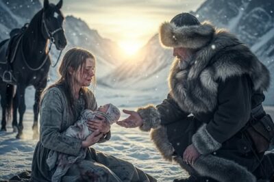 El leve murmullo de la nevada se mezclaba con un sonido inesperado: el llanto agudo de un recién nacido, acompañado de la voz de una mujer que trataba de calmarlo con palabras suaves.