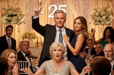 At our 25th anniversary, my husband announced our divorce and said he wanted someone younger. He forgot I owned everything.