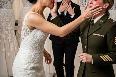 My sister slapped me during her $20,000 wedding dress fitting that I was paying for. So I canceled the credit card and watched her half-million-dollar wedding implode from my truck.