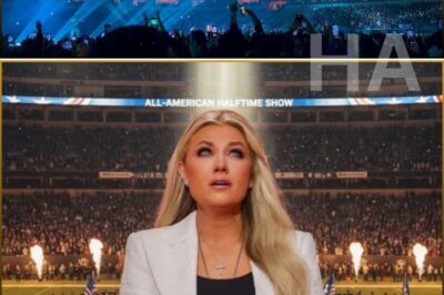🚨 “The Night That Silenced the Stadium: How a Simple Prayer at the ‘All-American Halftime Show’ Shook the Super Bowl — and Sparked a Faith-Fueled Revolution”