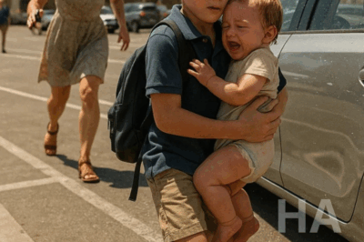 An eight-year-old boy saved a child from a locked car, causing him to be late for class and get scolded – but soon something unexpected happened