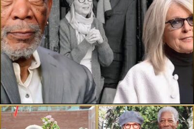 “Hollywood in Tears: Morgan Freeman’s Late-Night Confession Shatters Fans — What Secret Did He and Diane Keaton Swear to Take to Their Graves?”