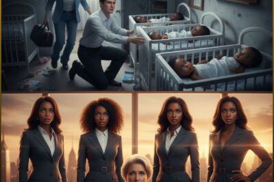 My Wife Left Me with Black Quadruplets… 25 Years Later, a Truth Shocks Everyone