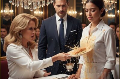 ARROGANT MAN TORE HER DRESS BELIEVING SHE WAS JUST A WAITRESS… BUT HER MILLIONAIRE HUSBAND WAS WATCHING