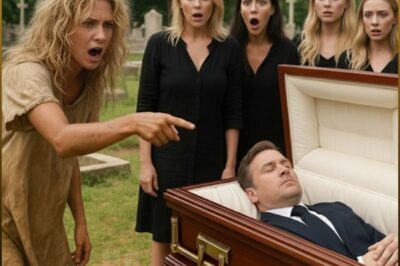 “Stop! He’s Not Dead!” — The Homeless Girl Who Stopped a Billionaire’s Burial and Found the Father She Never Knew