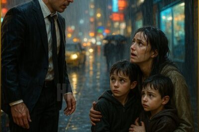 After A Passionate Night With A Poor Maid 10 Years Ago, The Billionaire Unexpectedly Met Her And Her Two Twin Children Begging In The Rain And The Ending