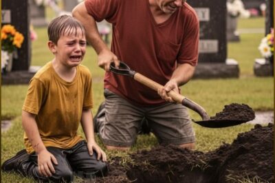 The boy insisted that his father dig up his mother’s grave, and the moment the coffin lid was lifted, everyone stood frozen in sh;ock