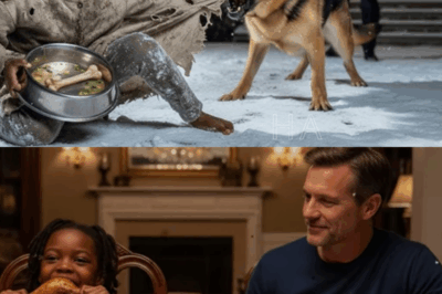 Billionaire Sees Black Girl Fighting His Dog for Food on Christmas Night – The Truth Shocks Him