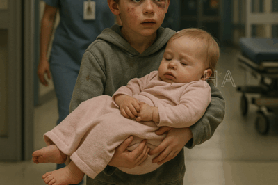 A Bruised 7-Year-Old Boy Walked Into the ER Carrying His Baby Sister—What He Said Broke Hearts