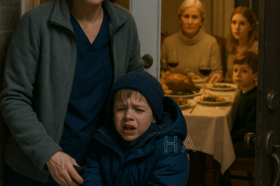 When I came home from work on Thanksgiving, my son was shivering outside in freezing weather. Inside, my family was enjoying the $15,000 dinner I paid for. I opened the door, said six words—and their smiles vanished.