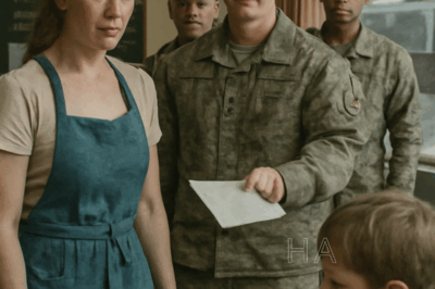 A Waitress Secretly Fed a Lonely Boy Every Morning — Until Four Black SUVs Pulled Up Outside the Diner and Soldiers Walked In With a Letter That Made the Entire Town Fall Silent