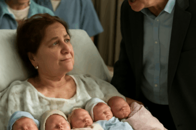 When She Gave Birth to Quintuplets, the Father Walked Out in Silence—Thirty Years Later, She Faced the Whole Town and Revealed a Truth That No Whisper Could Hide