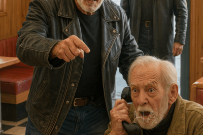A Motorcyclist Confronted an 81-Year-Old Veteran in a Diner — But What Happened After His Phone Call Left Everyone Frozen
