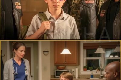 Boy With Black Eye Begged Bikers “Be My Dad” — 32 Hells Angels Showed Up at School