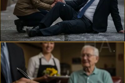 Billionaire Slipped on Ice Outside the Diner — Waitress Helped Him Up, Not Knowing He’d Change…
