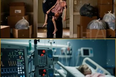 Police officer finds little girl forgotten in abandoned house — detail made him call 911 in tears