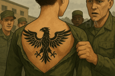 They totally disrespected her at bootcamp, but when her shirt got ripped, even the commander went stone-cold silent at her back tattoo…