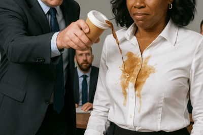 Directors Throw a Drink on a Black Woman at Work — Her Billionaire Husband Walks In and They’re Done