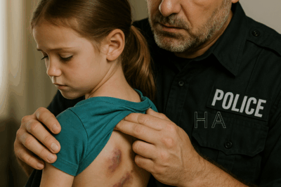 My 7-year-old came back from her mom’s place with marks. Her stepdad called it ‘toughening up.’ My ex said I was being ‘too soft.’ She forgot I’m a police officer. In my work, we call it something else: Evidence