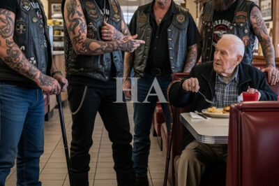 Five Tough Bikers Mocked a 90-Year-Old Veteran—Seconds Later, the Ground Trembled with Engines