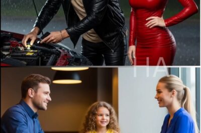 not knowing she was the judge who held his fate – Poor single dad helped a stranded woman, and….