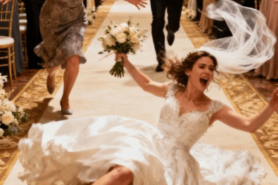 Right before I walked down the aisle, my mother slipped a folded note into my hand. “Fake a fall. Now.” it read. I didn’t understand, but something in her eyes terrified me. Halfway down the aisle, I stumbled—on purpose—and dropped to the floor. “She twisted her ankle!” my mother yelled. “Stop the wedding! Call an ambulance!”. When the ambulance arrived, what shesaid next shocked me.