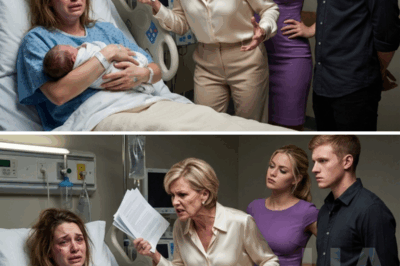 She Just Gave Birth — Her In-Laws Handed Her Divorce Papers… Not Knowing She Was a Secret Billionaire..