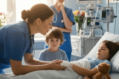 The hospital called and said, “Your 8-year-old is in critical condition with severe burns.” When I arrived, my daughter whispered, “Mom… Stepmom held my hands on the stove. She said thieves must be punished. I only took bread because I was hungry…” When the police reviewed the security footage, my ex tried to run.