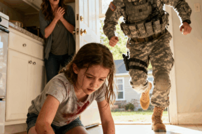 The little girl was forced by her stepmother to do housework until she bled and collapsed from exhaustion. Her father, a soldier, came home unexpectedly, saw his daughter, and shouted.