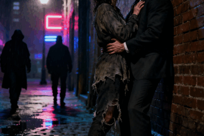 “Stand still, don’t say anything — you’re in danger.” The homeless girl pulled the tycoon into a corner and hugged and kissed him to save his life… and the ending…